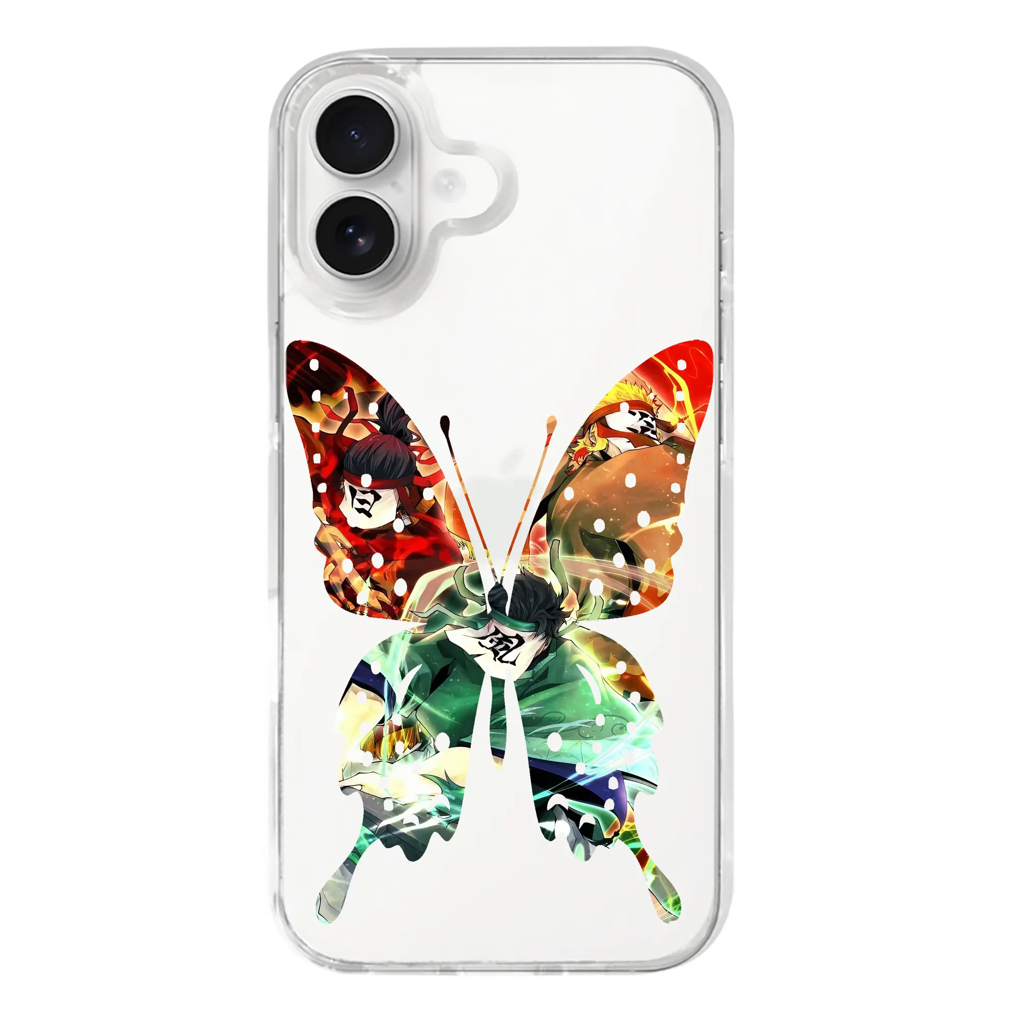 鬼滅の刃 グッズ,竈門 炭治郎 - iPhone 17シリーズ 透明スマホケース – 薄型・耐衝撃・精密フィット保護カバー